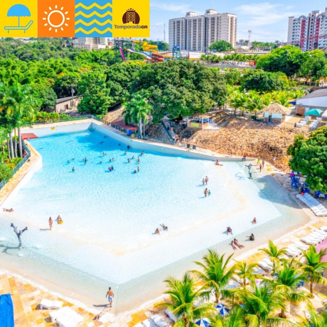 Piazza Com Acesso Ao Acqua Park Aparthotel Caldas Novas Exterior foto